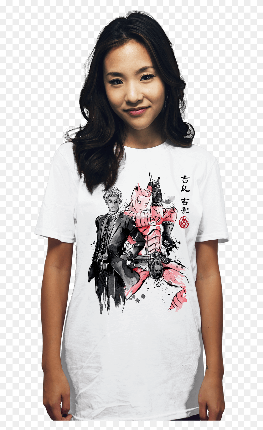 626x1309 Killer Queen Sumi E Sailor Meow T Shirt, Clothing, Apparel, T-shirt HD PNG Download