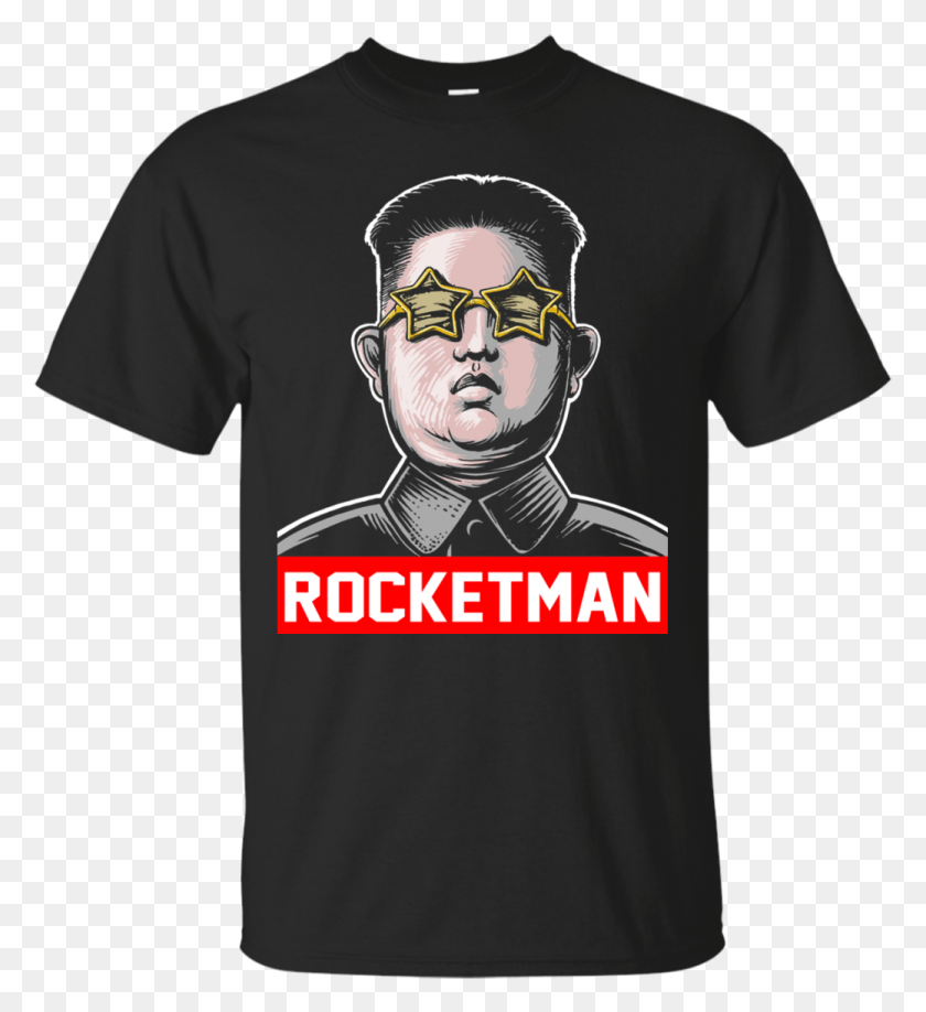 1039x1143 Kim Jong Un Rocketman T Shirt, Clothing, Apparel, T-shirt HD PNG Download