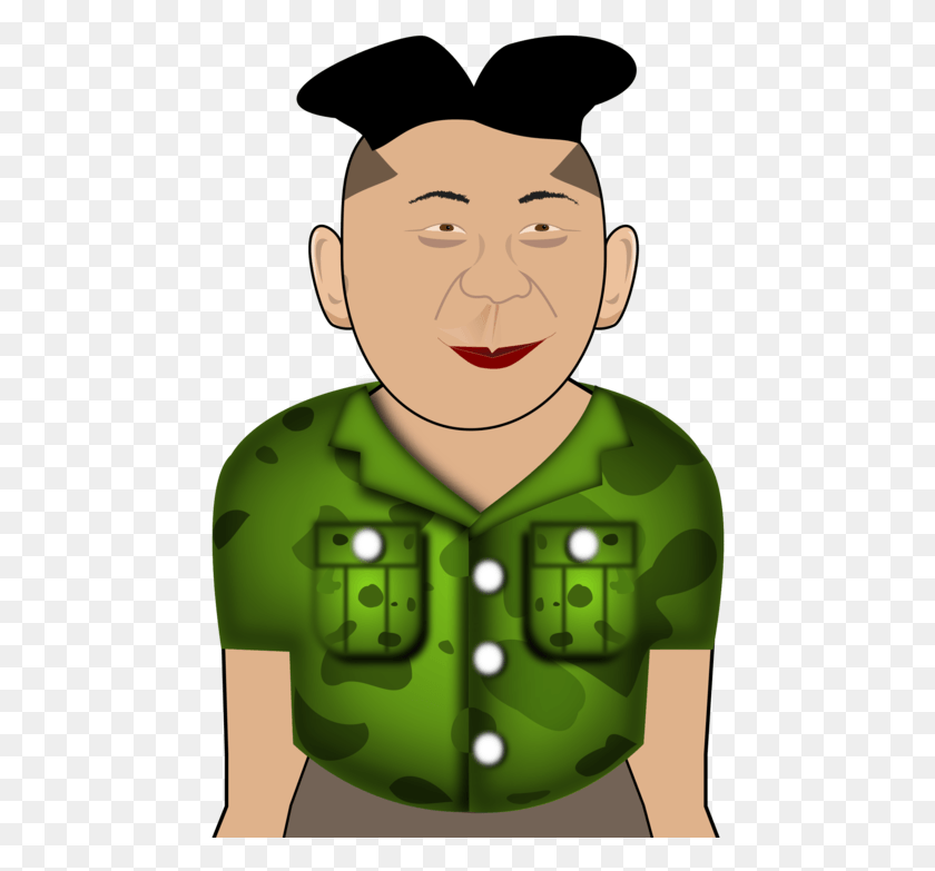 462x723 Descargar Png Kim Jong Un Soldado Iconos De Equipo Dominio Público Kim Jong Un, Juguete, Verde, Cara Hd Png