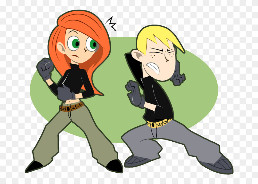 682x540 Kim Possible And Ron, Comics, Book, Person HD PNG Download