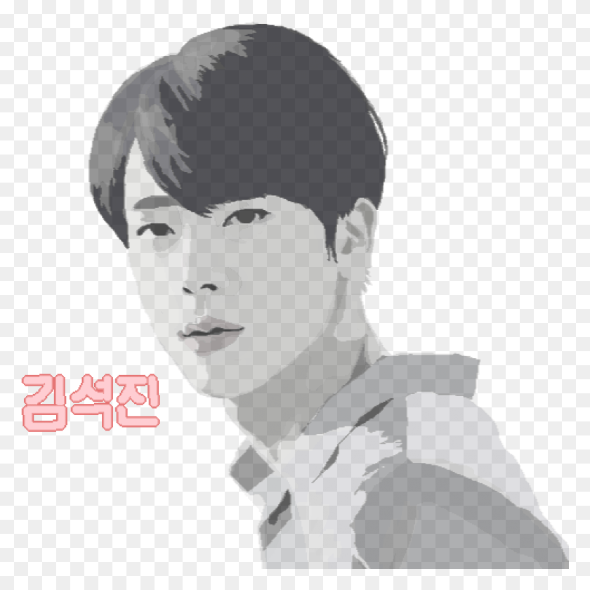 983x983 Kim Seokjin Illustration, Head, Person, Human HD PNG Download