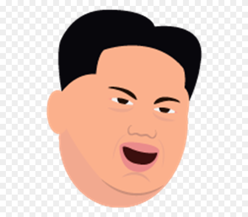 532x676 Kimunji Kim Jong Un Face Emoji, Head, Face, Mouth HD PNG Download