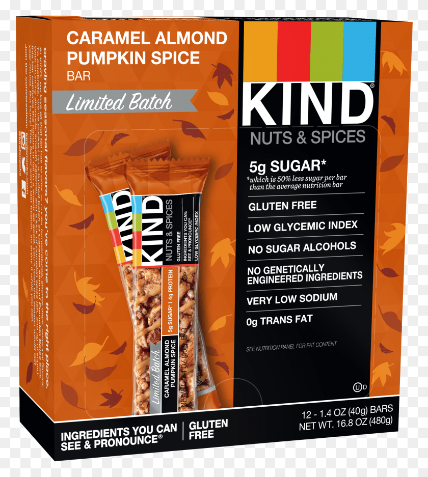 1992x2240 Kind Caramel Almond Pumpkin Spice Bar Kind Bars Dark Chocolate Mint, Advertisement, Poster, Flyer HD PNG Download