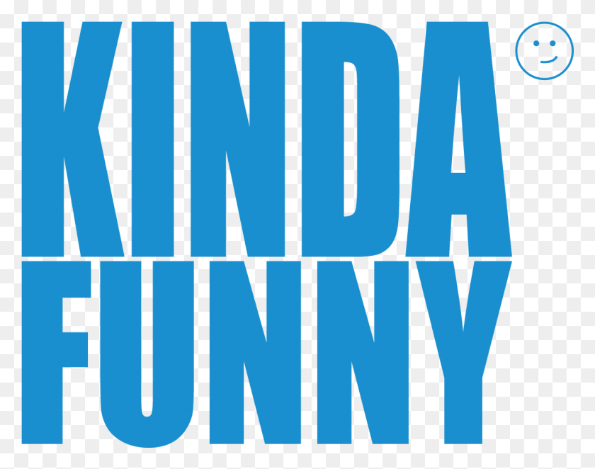 1202x929 Kinda Funny Bold Text Logo 01 Kinda Funny Logo Transparent, Word, Alphabet, Pants HD PNG Download