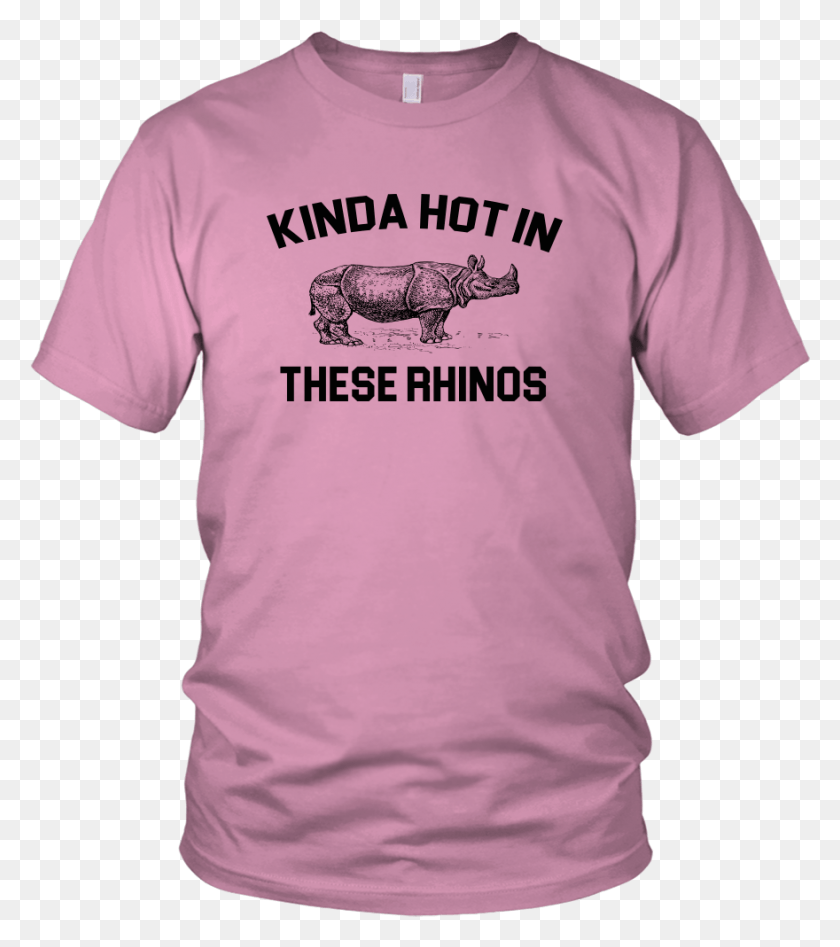 880x1001 Kinda Hot In These Rhinos Unisex T Shirt T Shirt, Clothing, Apparel, Sleeve HD PNG Download