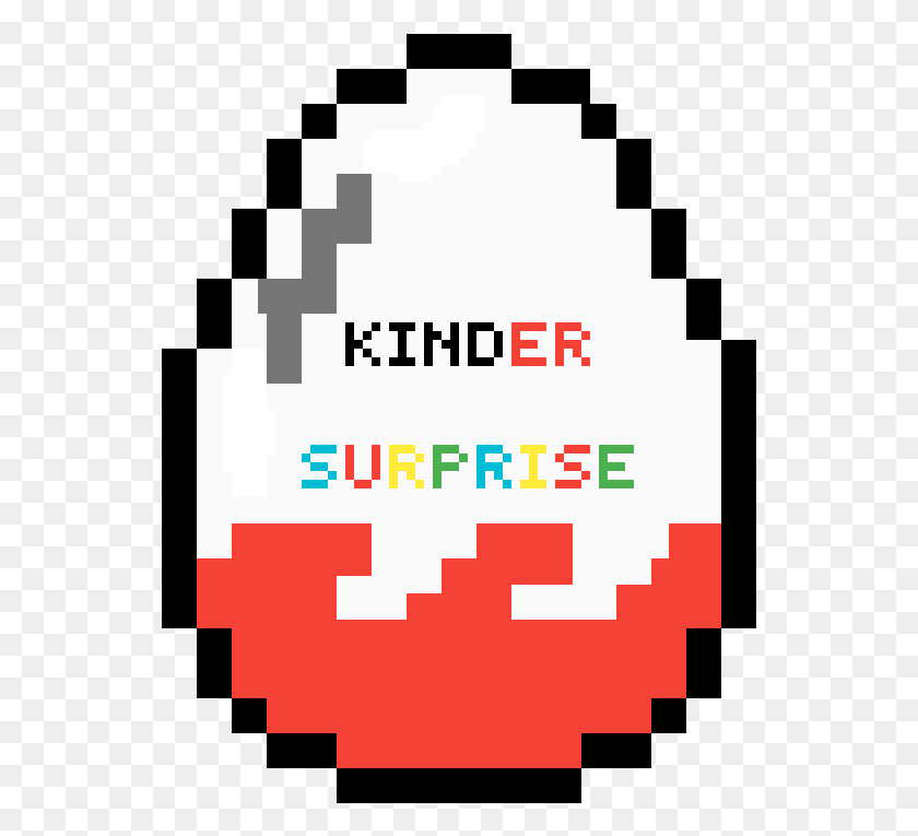 545x705 Kinder Joy Egg Easy Undertale Pixel Art, First Aid, Text, Graphics HD PNG Download