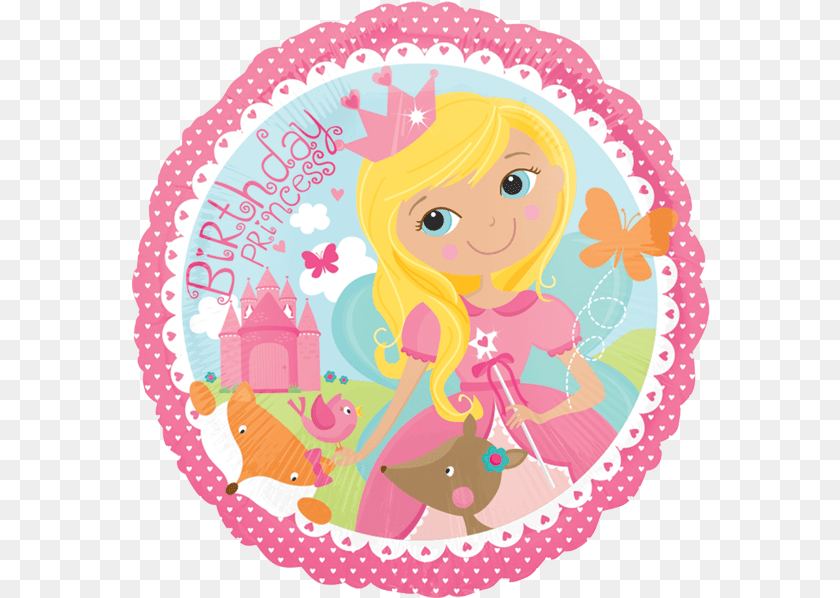 579x598 Kindergeburtstag Princess Folienballon Birthday, Photography, Person, Face, Head Transparent PNG