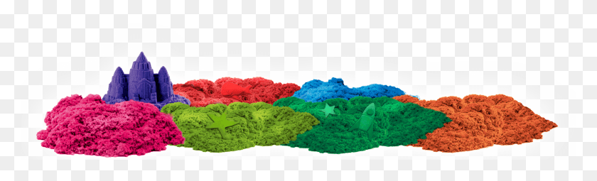 2500x625 Kinetic Drawing Sand Kinetic Sand Green Blue, Rug, Dye, Powder HD PNG Download