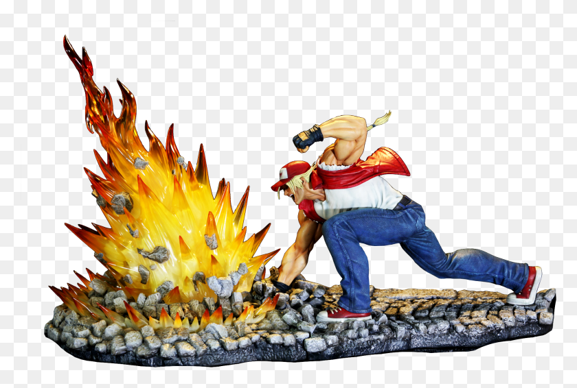 1925x1249 Kinetiquettes King Of Fighters Terry Bogard Statue Cartoon, Person, Human, Clothing HD PNG Download