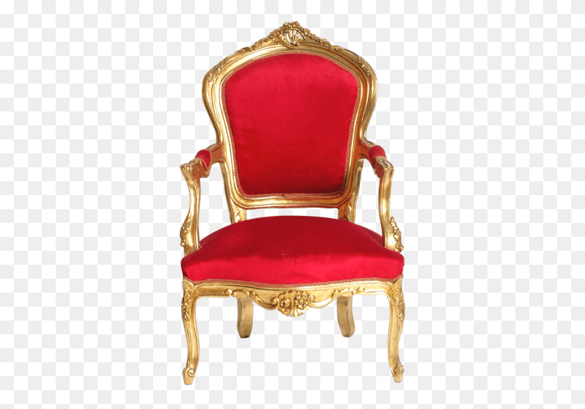 324x527 King Chair Gold Red Throne, Furniture, Armchair HD PNG Download