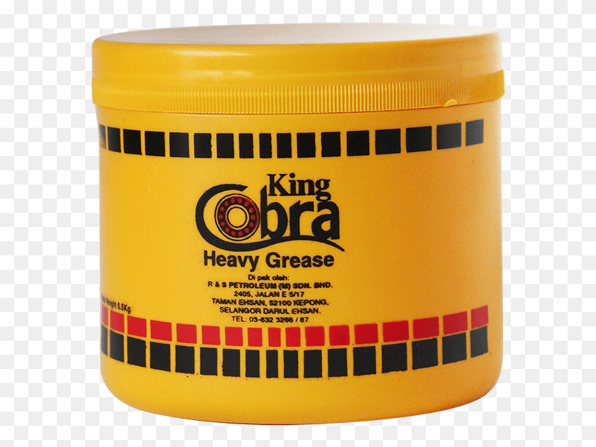 586x570 King Cobra Heavy Grease Plastic, Food, Tin, Mustard HD PNG Download