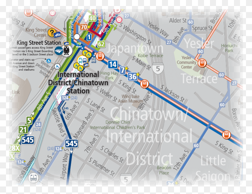 800x600 King County Metro Transit Downtown Metro Service Map Atlas, Gps, Electronics, Plot HD PNG Download