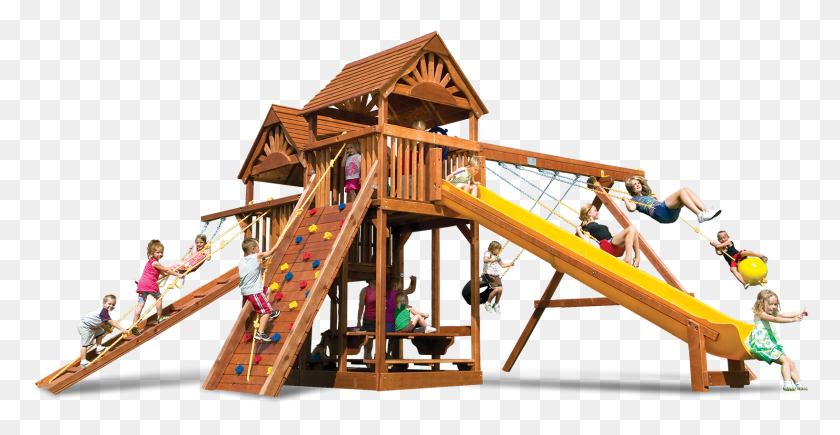1639x788 King Kong Wooden Playground, Person, Human, Play Area HD PNG Download