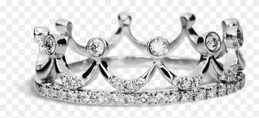 King Or Queen White Gold Diamond Ring Tiara, Jewelry, Accessories, Accessory HD PNG Download