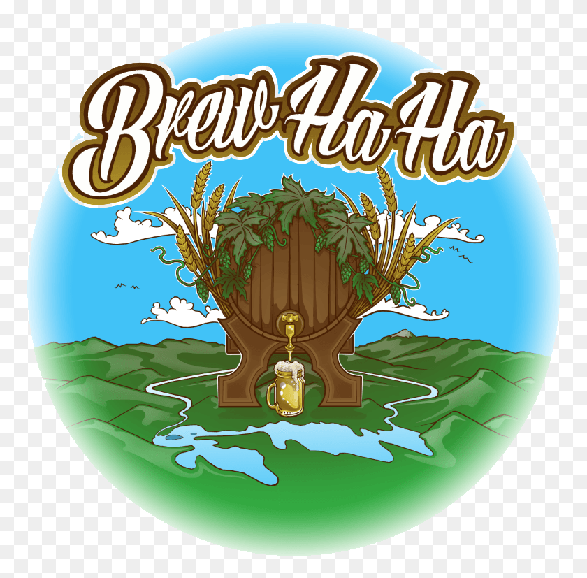 765x767 King Pine Brew Ha Ha Graphic Design, Logo, Symbol, Trademark HD PNG Download