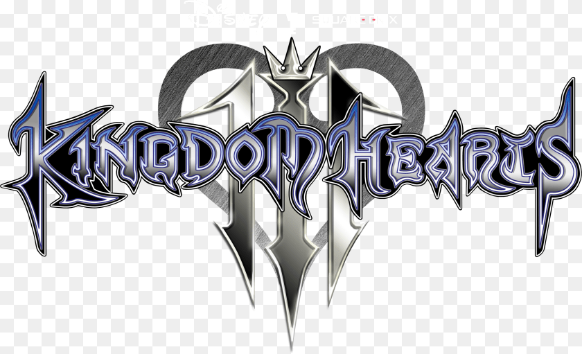 3343x2034 Kingdom Heart 3 Logo, Weapon, Cross, Symbol Transparent PNG