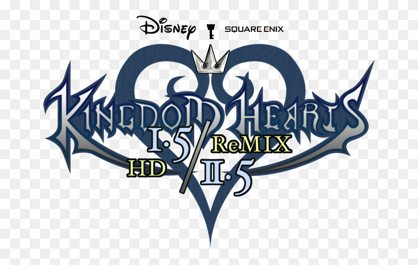 668x473 Kingdom Hearts 2 Final Mix Логотип, Символ, Текст, Слово Hd Png Скачать