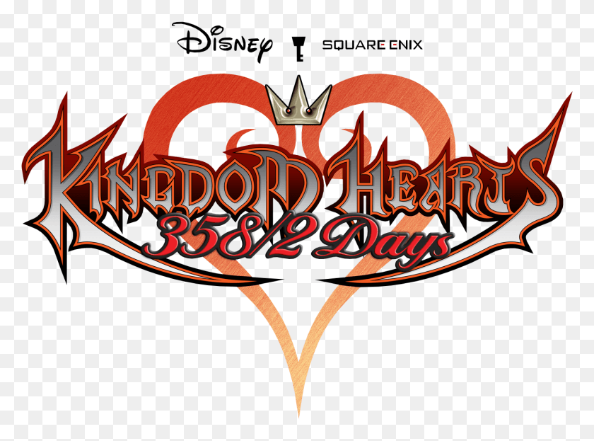 1395x1007 Kingdom Hearts 258 2 Дня, Символ, Текст, Логотип Hd Png Скачать