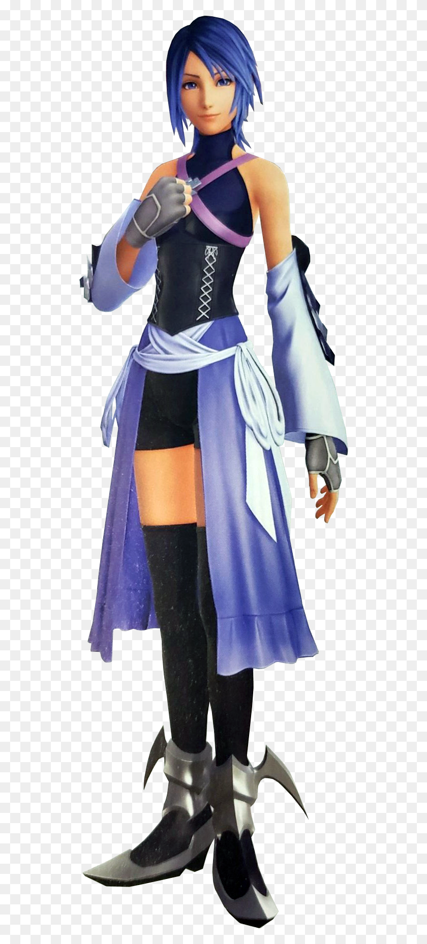 530x1798 Kingdom Hearts Aqua, Одежда, Одежда, Мода Hd Png Скачать