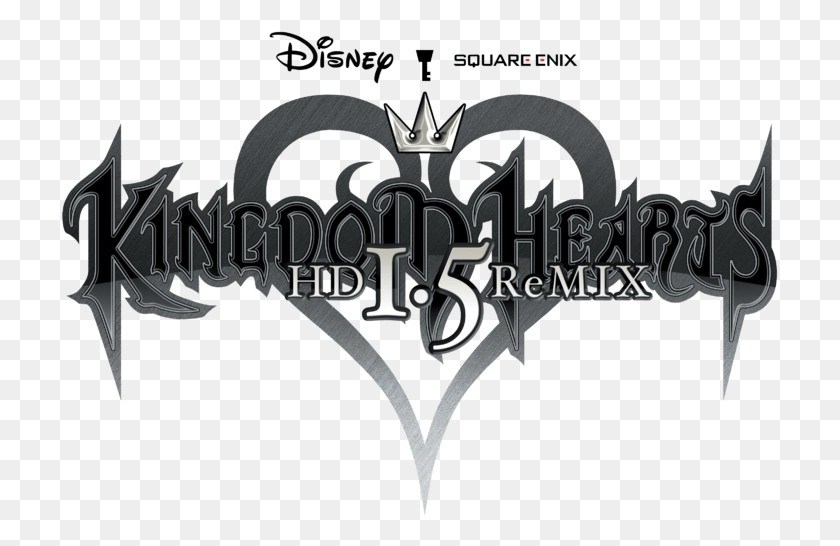 717x486 Kingdom Hearts Kingdom Hearts 1.5 Remix Logo, Символ, Эмблема, Трезубец Hd Png Скачать