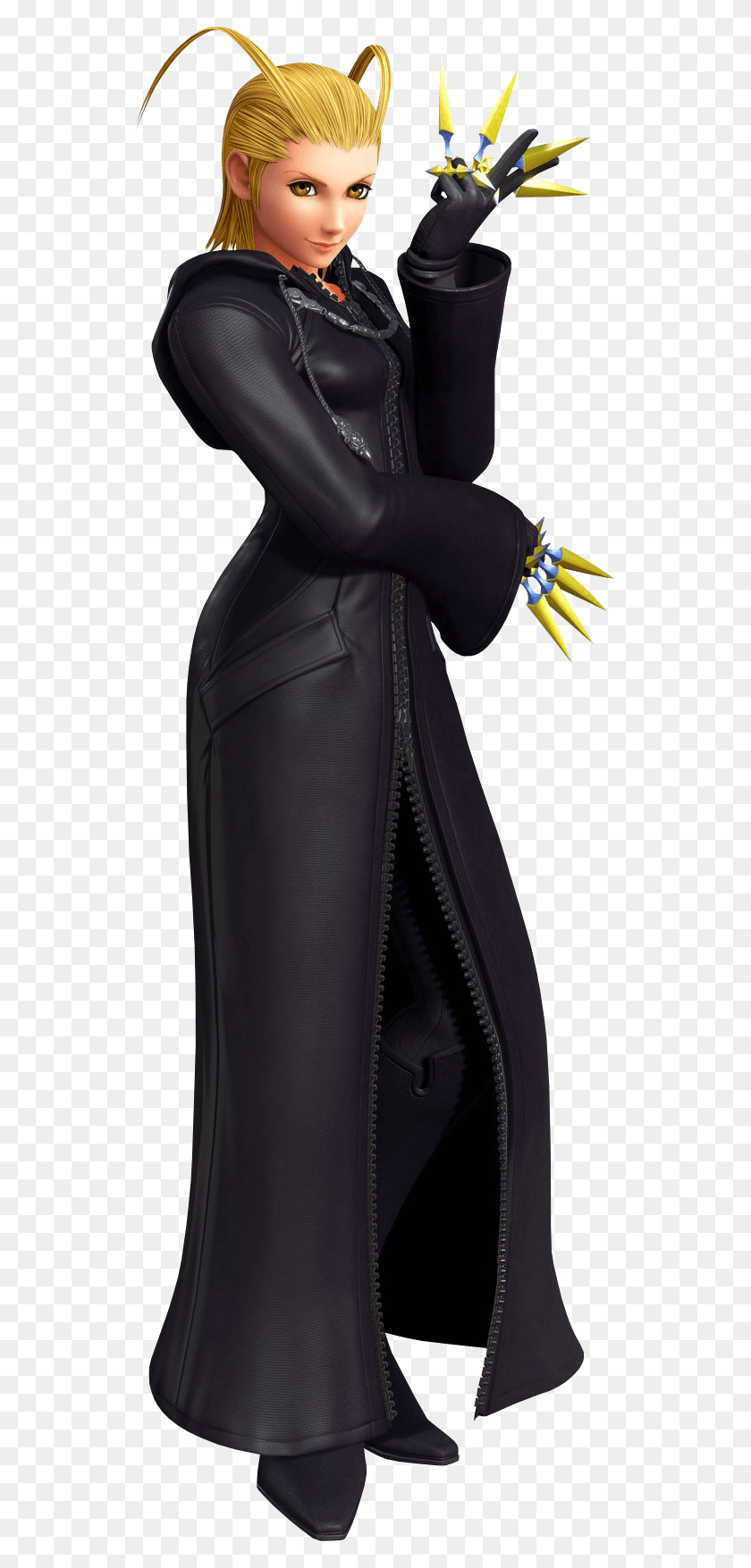 537x1695 Kingdom Hearts Larxene, Одежда, Одежда, Колчан Hd Png Скачать