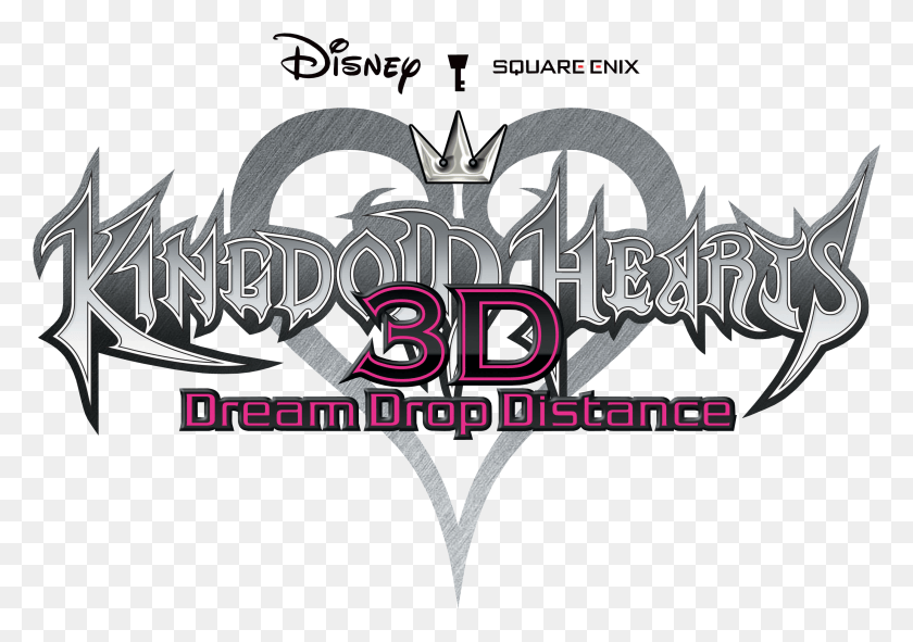 2844x1937 Kingdom Hearts Logo, Symbol, Trademark, Text HD PNG Download