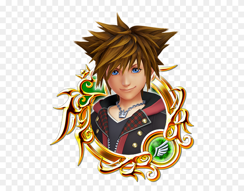 501x599 Descargar Png Kingdom Hearts Uxverified Account Kairi 0.2 Medal Khux, Graphics, Persona Hd Png