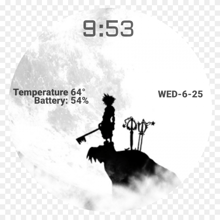 840x840 Kingdom Hearts Watch Face Preview, Person, Human HD PNG Download