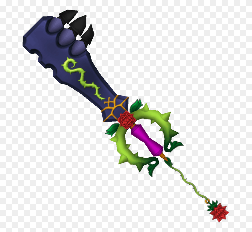 693x714 Kingdom Hearts Wiki Kingdom Hearts Beauty And The Beast Keyblade, Weapon, Weaponry, Spear HD PNG Download