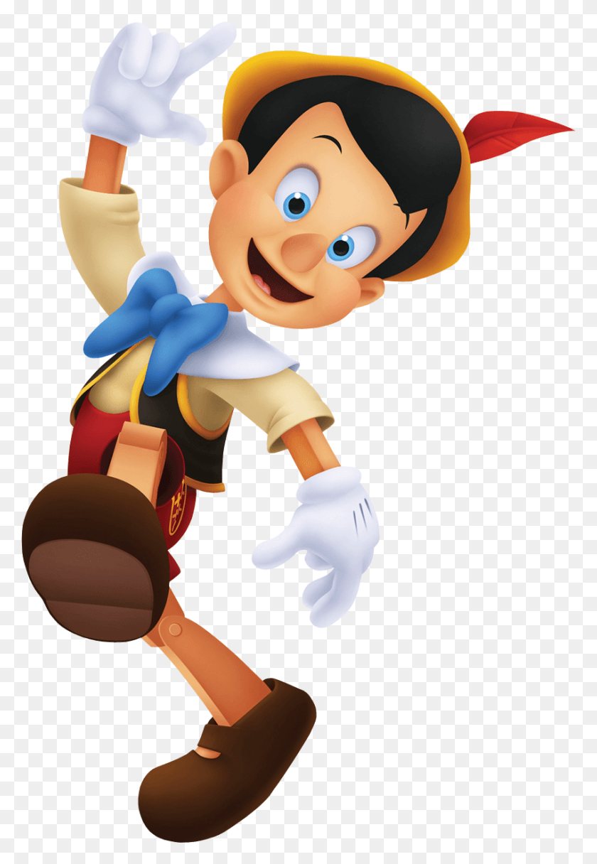 848x1257 Kingdom Hearts Wiki Pinocchio Kh, Toy, Figurine, Costume HD PNG Download