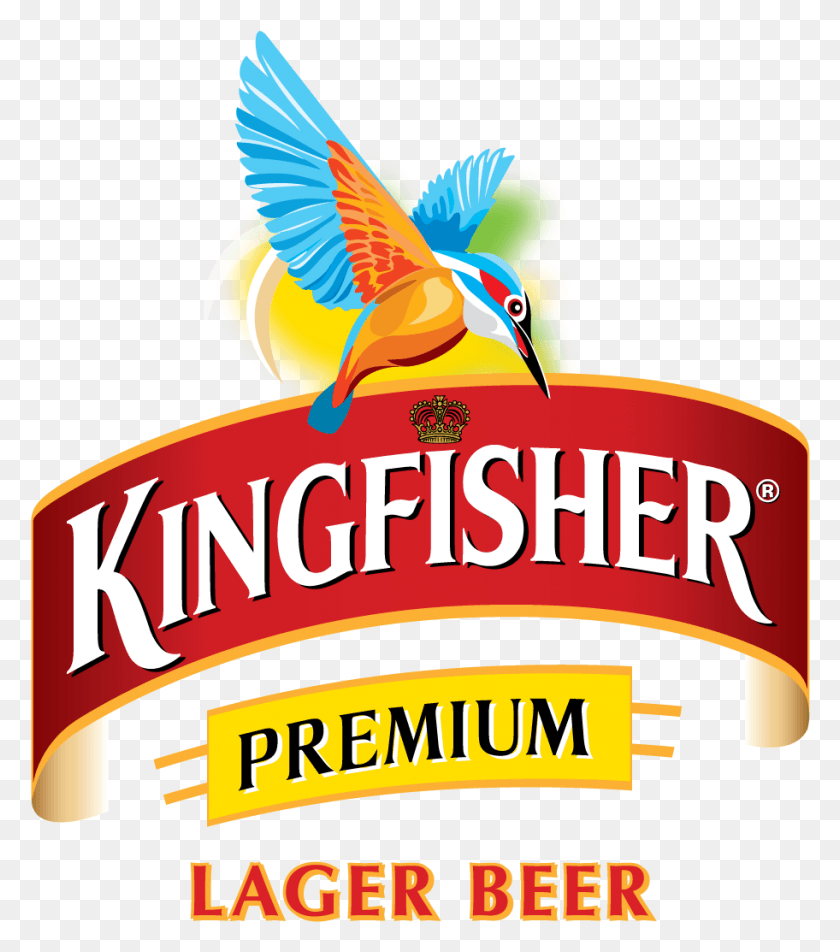 912x1043 Kingfisher Logo Kingfisher Premium Beer Logo, Beverage, Drink, Alcohol HD PNG Download