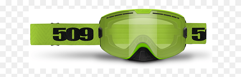 641x211 Kingpin Goggle Lime 509 Kingpin, Goggles, Accessories, Accessory HD PNG Download