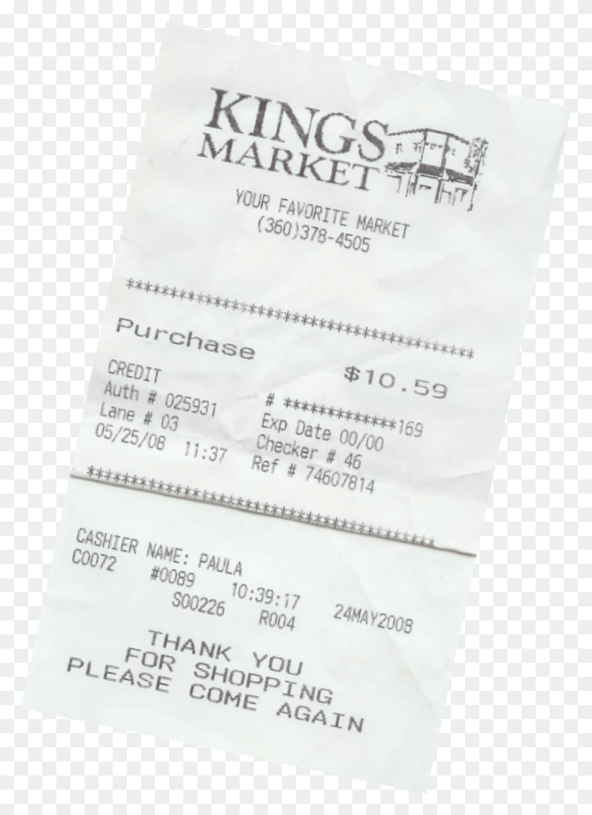 853x1199 Kings Receipt Parallel, Text, Paper, Flyer HD PNG Download