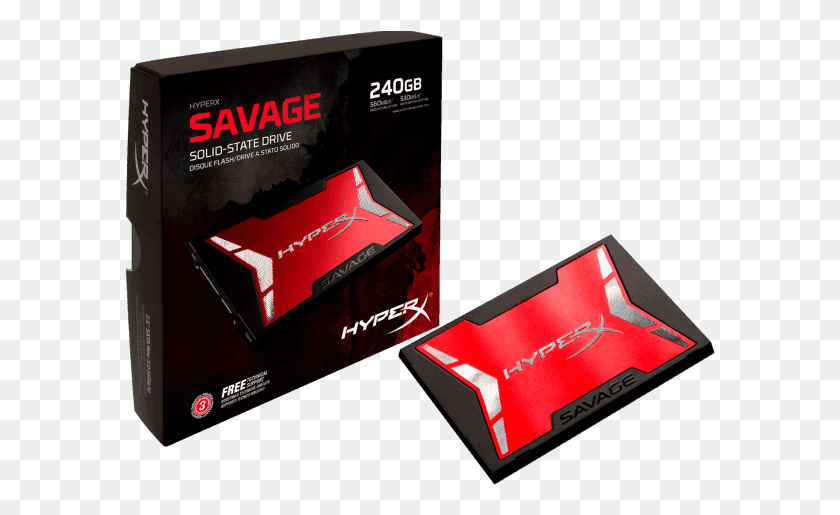 591x455 Kingston 240 Gb Hyperx Savage Solid State Drive Shss37a240g Kingston Hyperx Savage, Text, Paper, Business Card HD PNG Download