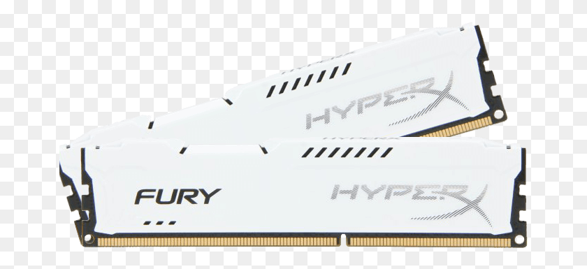 671x325 Kingston Hyperx Fury 8gb White Ddr3 1866mhz Dimm Cl10 Calligraphy, Electronics, Computer, Hardware HD PNG Download