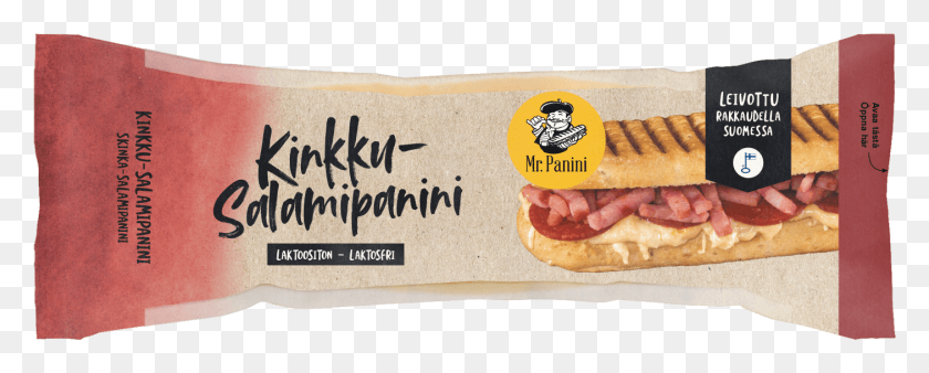 1405x502 Kinkku Salami, Hot Dog, Food, Text HD PNG Download