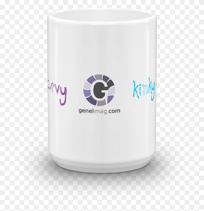 725x805 Kinky Amp Curvy White Glossy Mug Ge39nel Magazine Circle, Milk, Beverage, Drink HD PNG Download
