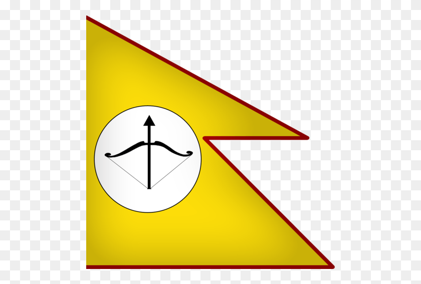 498x507 Kiranti State Flag Circle, Symbol, Star Symbol, Airplane HD PNG Download