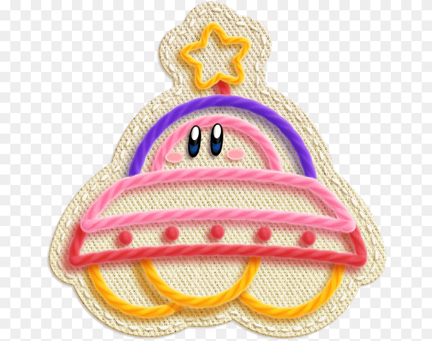 664x664 Kirby Epic Yarn Transformations, Accessories, Birthday Cake, Cake, Cream Transparent PNG