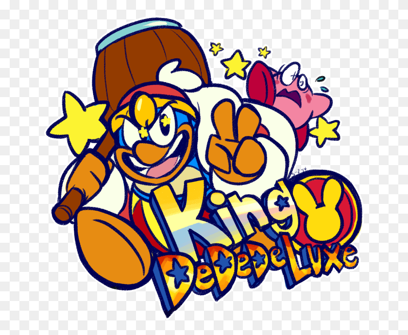 662x630 Descargar Png Kirby King Dedede Wiirdoodles De Dibujos Animados, Gráficos, Dinamita Hd Png