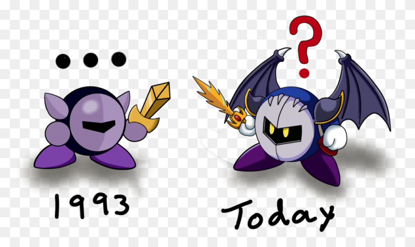 984x556 Descargar Png Kirby Meta Knight, Gráficos, Angry Birds Hd Png