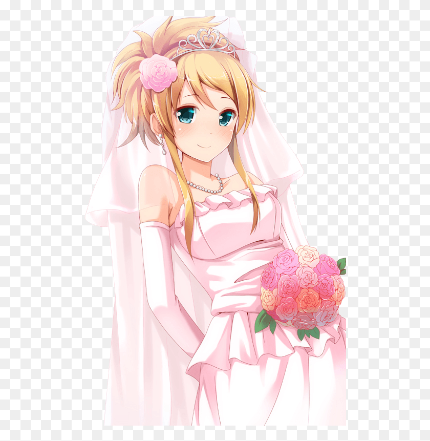 513x801 Kirino Kousaka Wedding Of Oreimo Kirino Wedding Dress, Clothing, Apparel, Manga HD PNG Download