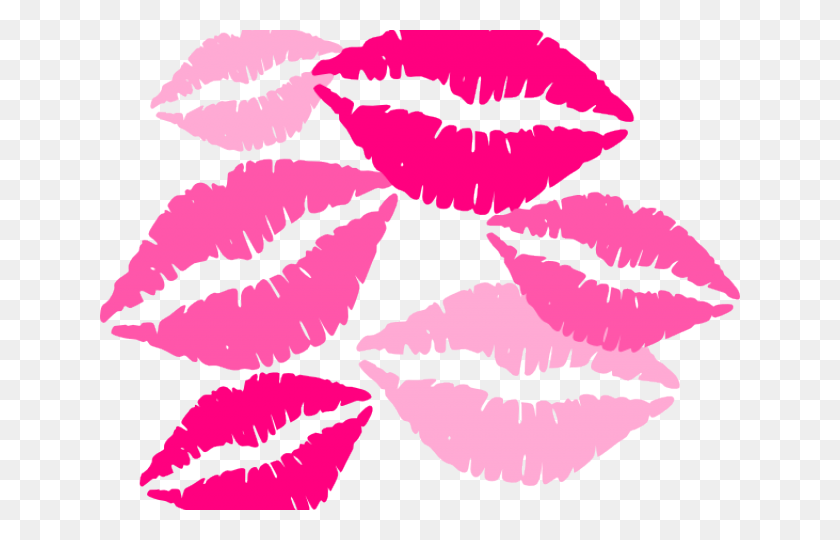 640x480 Kiss Clipart Pink Kisses Clip Art Free, Mouth, Lip, Lipstick HD PNG Download