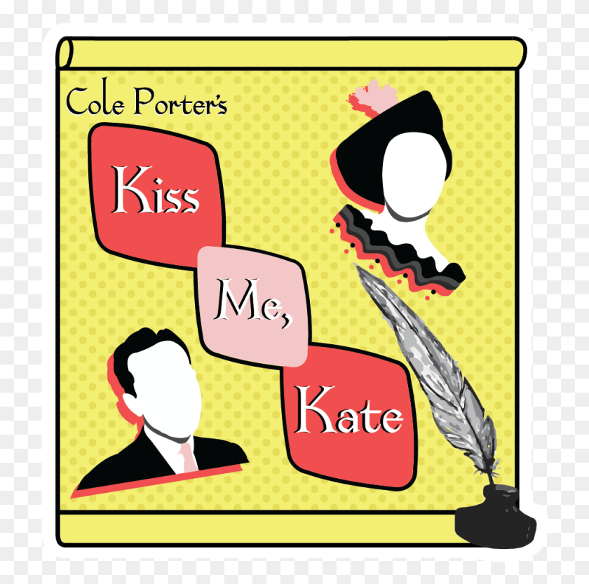 726x773 Kiss Me Kate Cartoon, Label, Text, Penguin HD PNG Download