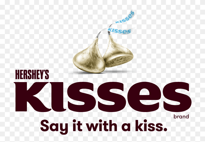 730x523 Логотип Поцелуев Логотип Hersheys Kisses, Текст, Еда, Купальники Png Скачать