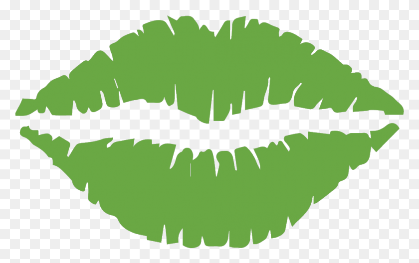 1002x602 Kissing Lips Lips Clip Art, Green, Plant, Tree HD PNG Download