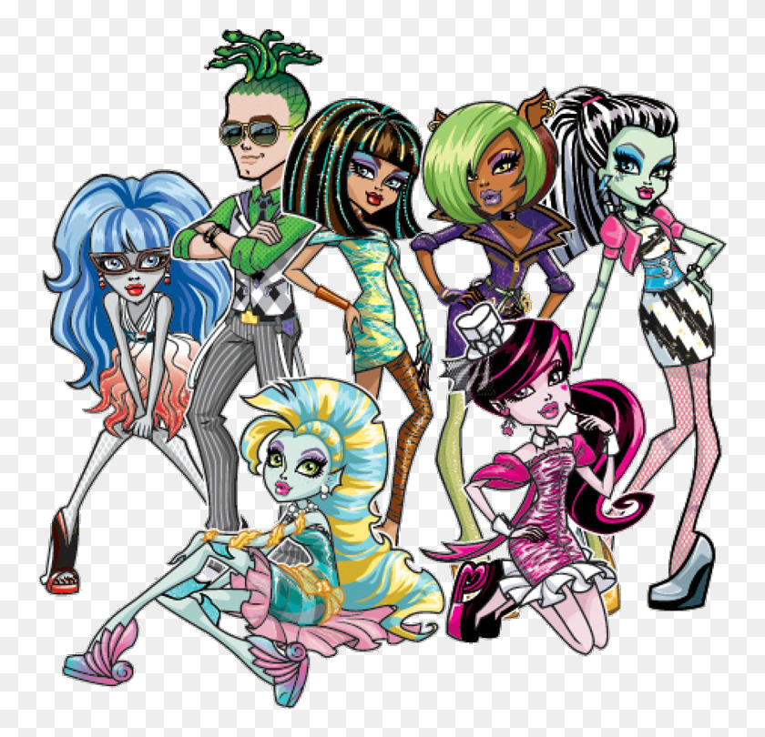759x750 Descargar Png Camiseta Kisspng Monster High Frankie Stein Doll Monster High Dawn Of The Dance Obra De Arte, Comics, Libro, Manga Hd Png