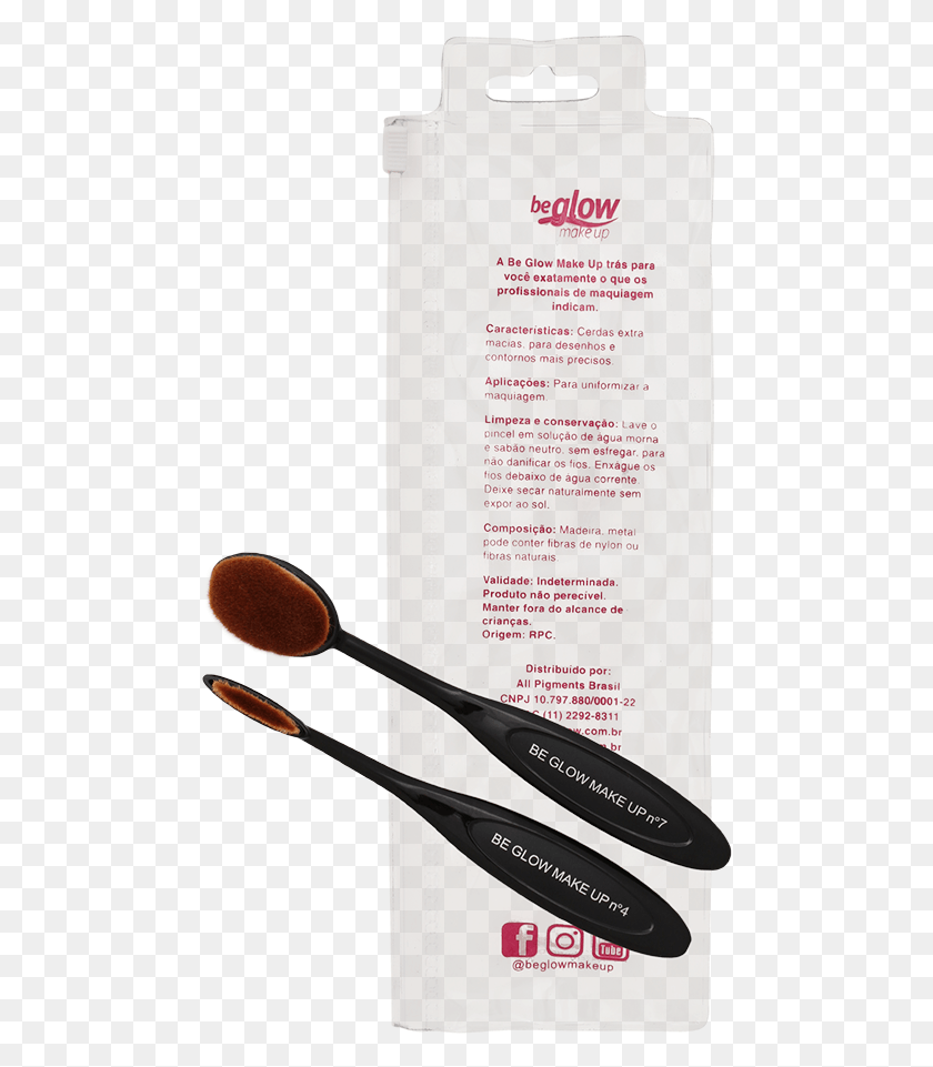 478x901 Descargar Png Kit Brush Contour Pinceles De Maquillaje, Herramienta, Cosméticos, Etiqueta Hd Png