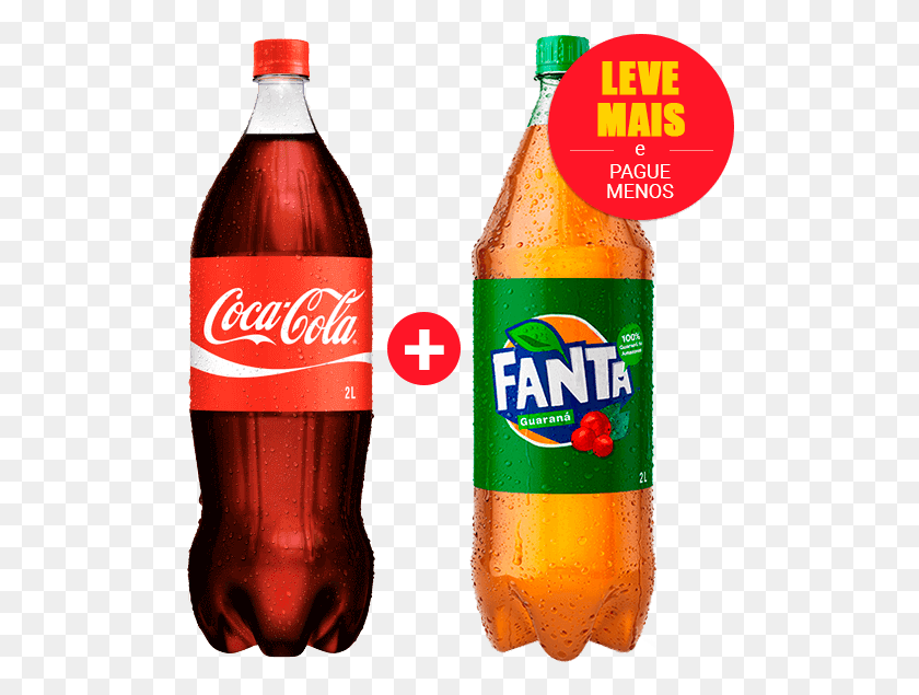 502x575 Kit Com 1 Coca Cola 2l Fanta Guaranamp225 Superprix Coca Cola Fanta Guarana, Soda, Beverage, Drink HD PNG Download