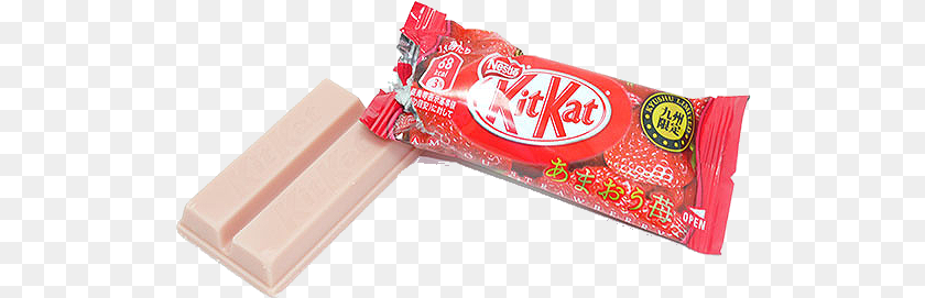 523x271 Kit Kat Flavors You Will Only Find In Japan Kit Kat Strawberry, Food, Ketchup, Sweets Sticker PNG